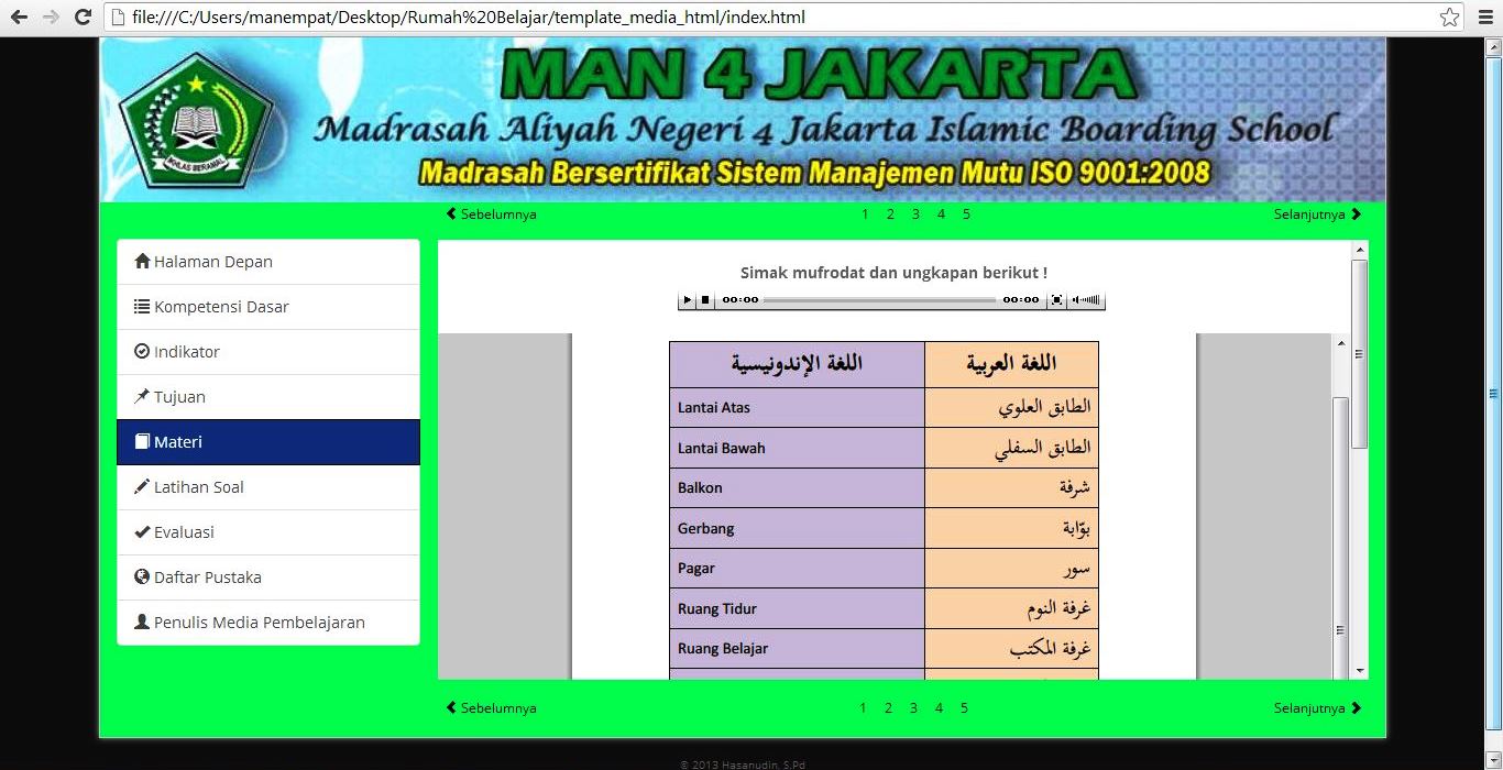 Pelatihan Pemanfaatan Portal Rumah Belajar – MADRASAH 